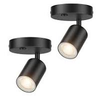 2-Pack Directional Flush Mount Spot Light Dimmable Ceiling ...