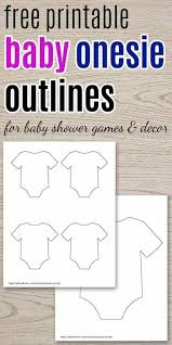 The image can be easily used for any free creative project. 9 Free Printable Baby Onesie Outline Templates Free Baby Shower Printables Onesie Baby Shower Invitations Baby Onesie Template
