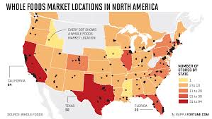 Find places to eat near your location. Map Whole Foods Store Locations In U S Fortune