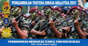 Kami yakin dan percaya yang tentera darat malaysia adalah sebuah ketampukan yang gagah dan setia walau dalam apa juga keadaan. Pengambilan Tentera Udara Tentera Darat Malaysia 2017