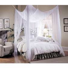 Majesty White Large Bed Canopy Bed Bath Beyond