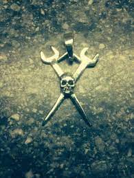 Sterling Silver Spud Wrenches Pendant Iron Work Metal Art Welded Ironworkers