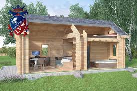 Micro Log Cabin 4m X 8m Poole Little Cabin Company Cabin House Plans Building A Wooden House Garden Cabins