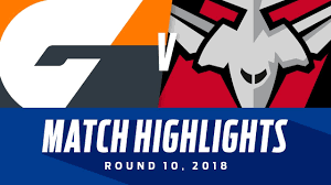 Greater western sydney v essendon bombers live scores and highlights. Match Highlights Gws Giants V Essendon Round 10 2018 Afl Youtube