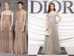 Bestellen sie die neuesten dior kollektionen online. Angelababy In Christian Dior Christian Dior Shanghai Spring Summer 2018 Haute Couture Collection Showcase Red Carpet Fashion Awards