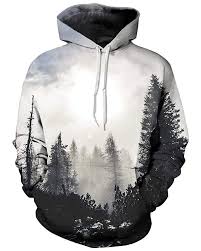 Black And White Hoodie Mens Amazon Com Hoodie Forest Black White Novelty Mens Womens Unisex Realistic 3d Digital Print Pullover Hooded Sweatshi Hoodies Men Sweatshirts Hoodie Pullover Men