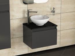 Badmobel 60 Anthrazitgrau Hochglanz Kaufen Natursteinplatte Waschbecken Mia 57 Kr40 2 C Gr Ag Badtraum24 De In 2020 Waschbecken Natursteinplatten Keramik Waschbecken