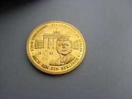 Check spelling or type a new query. John F Kennedy Staatsbesuch In Berlin Ich Bin Ein Berliner 1963 Medaille Ebay