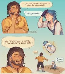 player character and hayden (fields of mistria) drawn by mkret | Danbooru
