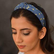 These lovely hair clips will perfectly complement your 4th of july party outfit. Youngwildfree Blue Star Embellished Denim Hair Band Buy Youngwildfree Blue Star Embellished Denim Hair Band Online At Best Price In India Nykaa