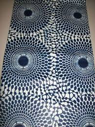 Navy Blue And White Optical Illusion African Fabric Clothing Head Wraps Decor Wax Print Half Yard With Images Wax Print Blue And White African Fabric