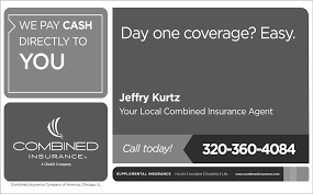 Maybe you would like to learn more about one of these? Day One Coverage Easy Combined Insurance Jeffry Kurtz Little Falls Mn