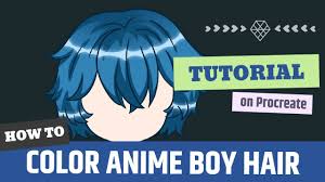The tutorial is beginner friendly. Tutorial How To Color Anime Boy Hair For Beginners On Procreate Youtube