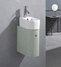 Small corner wall mount bathroom sink white ceramic with center faucet hole 16 x 13 x 5 inches white. Pvc Small Size Wall Mounted Hanging Corner Bathroom Sink Cabinet Buy Corner Bathroom Sink Cabinet Hanging Bathroom Corner Cabinet Wall Hung Bathroom Vanity Units Product On Alibaba Com
