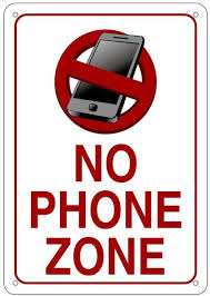 No Phone Zone Sign Aluminum Signs 10x7 No Cell Phone Sign Library Signs Best Cell Phone Coverage