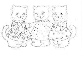 Authentic 1950's coloring book repro can be immediately printed for use after purchase. Three Little Kittens Coloring Pages
