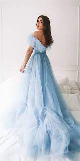 21 Adorable Blue Wedding Dresses For Romantic Celebration In 2020 Blue Wedding Dresses Blue Wedding Gowns Colored Wedding Dresses
