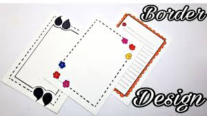 Diy Border Design For School Project How To Decorate Front Page Of File By Let S Draw With Pooja 4 easy and simple border designs|border designs for project/project file decoration/border design hello friends.