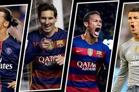 Showing editorial results for messi neymar ronaldo. Butuh 11 Pemain Untuk Hentikan Messi Ronaldo Neymar Dan Ibrahimovic Bolasport Com