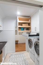 If you are short on space and need to create a combination room, there is no rule as to what rooms can work together. Maryville House Tour Laundry Room Home Office Hallways Sawdust Girl