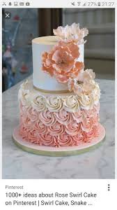 Rose Gold Pinterest Rose Gold 21st Birthday Cake Pin By Elane Lima On Screenshots Rose Swirl Cake Swirl Cake 16 Birthday Cake