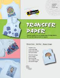Jacquard Transfer Paper For Light Fabric 8 5in X 11in 3 Pkg Risd Store