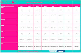 Couch To 5k Printable Chart Click Here To Download And