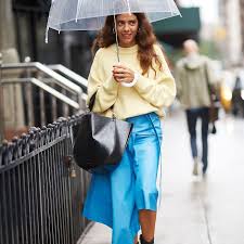 Rainy weather gets a bad reputation. 8 Rainy Day Outfits Stylish Enough To Wear To The Office