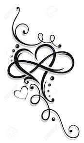 Hart En Oneindigheid Tattoo Voor Valentijnsdag Tatouage Coeur Infini Idees De Tatouages Tatouage Arabesque