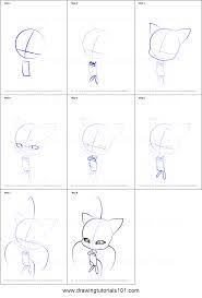 How to draw miraculous ladybug step by step chibi. How To Draw Plagg Kwami From Miraculous Ladybug Printable Step By Step Drawing Sheet Drawingtutorials101 Miraculous Ladybug Ladybug Art Step By Step Drawing