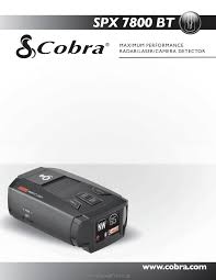 A review and road test of the cobrs spx series ( 6655 ) radar detector, is it a good cheap radar detector, is is a game changer as. Cobra Spx 7800bt Spx 7800bt Features Amp Specs