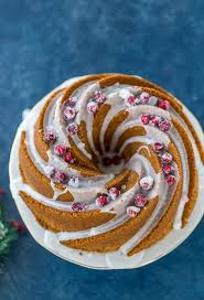 Beat until batter is smooth, about 4 minutes. Eggnog Bundt Cake With Rum Glaze And Sugared Cranberries