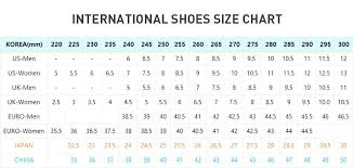 Converse Shoes Size Chart Korea
