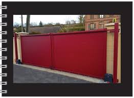 Double Portail Coulissant Double Refoulement Portail Aluminium Portail Aluminium Battant Portail