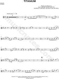 Fortunately for beginner and intermediate level violists there are a lot of pop songs they should be able to play after a bit of practice. David Guetta Titanium Viola Sheet Music In Eb Major Download Print Sku Mn0111065