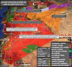 Covering a range of territory from israel in the south to turkey in the north and covering quite a bit of syria, all of lebanon and a bit of jordan, the map really does have quite a few countries on display. Military Situation In Syria On June 13 2020 Map Update