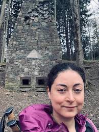 Wandering Mike exploring the new Artpark trails- trail will connect to the  upper gorge trail and the steps up to the parkway are awesome and there is  sidewinding trail if don't want