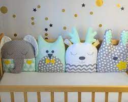 linen flax crib bumpers white cot bumper all around cot bumper with blue laces natural baby bedding lin lit bebe choc in 2021 crib bumper crib bumper set cot bumper