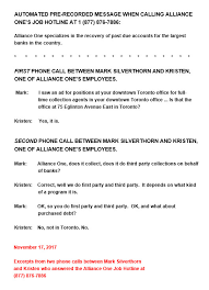 Maybe you would like to learn more about one of these? Is Alliance One Operating Illegally In Ontario As An Unlicensed Collection Agency
