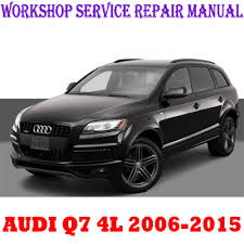 Audi Q7 4l 2006 2015 Workshop Service Repair Manual Pdf Download Repair Manuals Engine Control Unit Audi Q7
