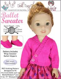 570 x 737 jpeg 81 кб. Doll Tag Clothing Ballet Sweater 13 15 Doll Clothes Knitting Pattern Pixie Faire