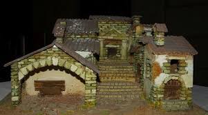 Casa portal para pesebre, belen , nacimiento, parte una de dos. Conjunto De Casas Para Belen Fundacion Caja Segovia