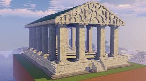 Using minecraft as a tool to reconstruct this temple has its benefits because there are night and day settings that cast shadows at realistic angles. Spent The Last Day Or Two Building This Greek Temple How D I Do Minecraft