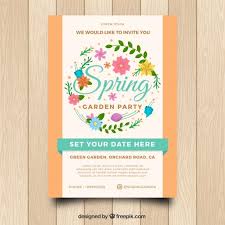 Download Spring Garden Party Invitation For Free Garden Party Invitations Spring Garden Party Garden Party