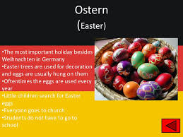 Das osterfest zählt zu den festen, die kalendarisch wandern und jedes jahr auf andere tage fallen. Feiertage In Deutschland Holidays In Germany Neujahr Tag Der Deutschen Einheit Faschingnikolaustag Heiligabendweihnachten Oktoberfest Silvester Ostern Ppt Download