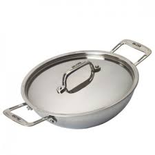 8 wmf transtherm cromargan cookware stainless steel saucepan with lid great. Buy Alda Tri Ply Stainless Steel Cookware Online In India At Best Price