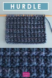 How To Knit The Hurdle Stitch With Studio Knit Krose El Tezgahinda Orgu Orgu Desenleri