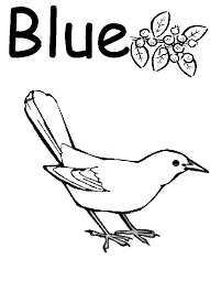 Think of the sky and ocean. Blue Coloring Pages Coloring Home