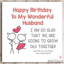 Happy birthday to my husband letter. Happy Birthday Husband Card Card For Husband Funny Birthday Card Joke Card Fb8