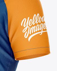 Men S Soccer Jersey Mockup Front Half Side View In Apparel Mockups On Yellow Images Object Mockups
